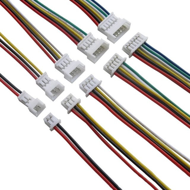 10er Set JST 1,25mm Stecker Set mit männlichen und weiblichen Kontakten in verschiedenen Pin-Konfigurationen, Mehrfarbig - Bild 1