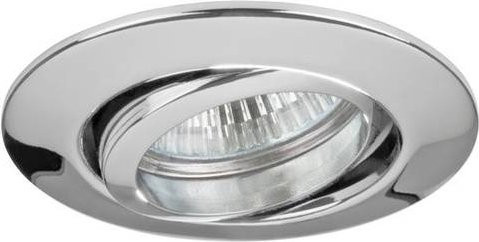 Brumberg Einbauring LED GU10 Weiß und Chrom rund mit Reflektor - Bild 1