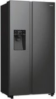 Hisense Side-by-Side Kühl-Gefrierkombination RS5P535NTFE in Schwarz mit No-Frost und Dynamic Cooling, B/T/H: 91,2 x 56,6 x 190,0 cm - Bild 1