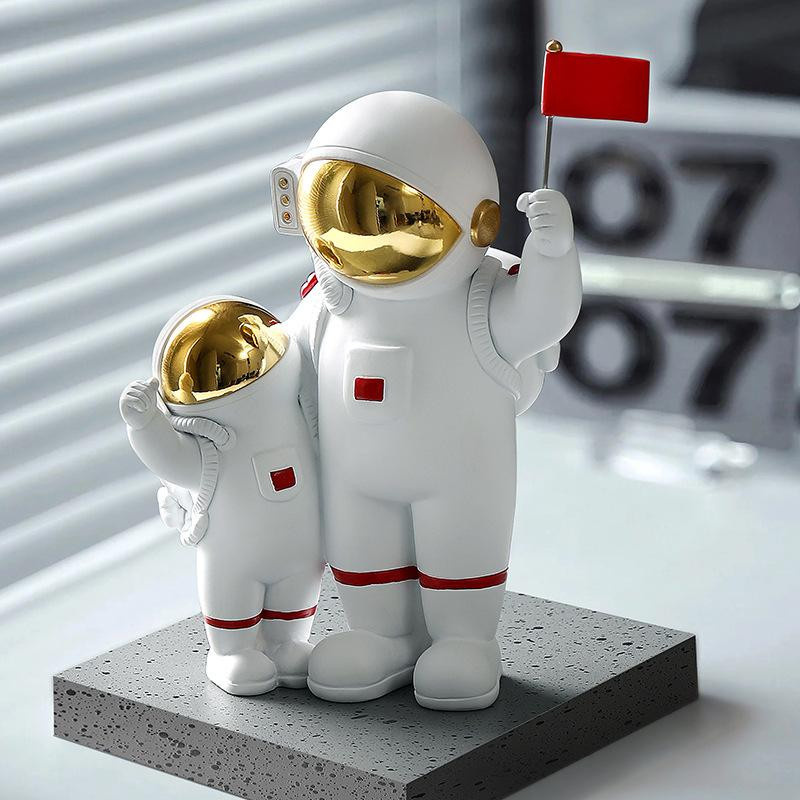Dekorative Astronauten-Desktop-Figur für Kinderzimmer und Wohnräume - Bild 3