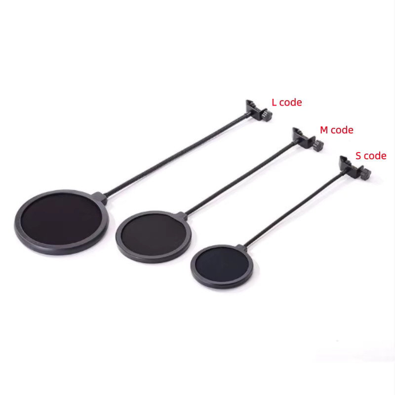 MF6 Mic Zubehör Metall PoP Doppelschichtfilter Universal Mikrofon Windschutzscheibe für Studio Aufnahme Kondensatormikrofon in Schwarz - Bild 5