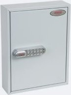 Phoenix Schlüsseltresor KC0601E mit Elektronikschloss, hellgrau, B: 27,0 cm, T: 8,0 cm, H: 35,0 cm - Bild 1