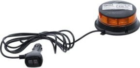 BGS Rundumkennleuchte Gelb mit Magnet 12 V / 24 V Durchmesser: 13 cm - Bild 1