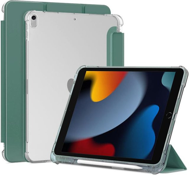 Magnetische Smart-Hülle für iPad 10.2 (7., 8. und 9. Generation) mit Stifthalter in Grün von Rd lala - Bild 1