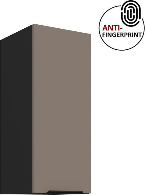 Küchen Hängeschrank ARIA Sandgrau matt mit Anti Fingerprint Effekt - Bild 1