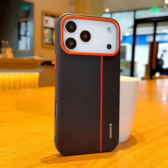 Apple Business Handyhülle aus PU-Leder für iPhone Air 17 Pro und iPhone Air 17 Pro Max in Weiß - Bild 1