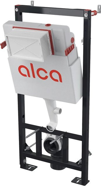 Alcadrain AM101/1120W Vorwandinstallationssystem für Trockenbau in Weiß, B/T/H: 52,0 x 14,5 x 113,0 cm - Bild 1