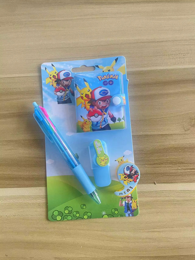 TAKARA TOMY Pokémon Pikachu Briefpapier-Set, Bunt / Mehrfarbig - Bild 2