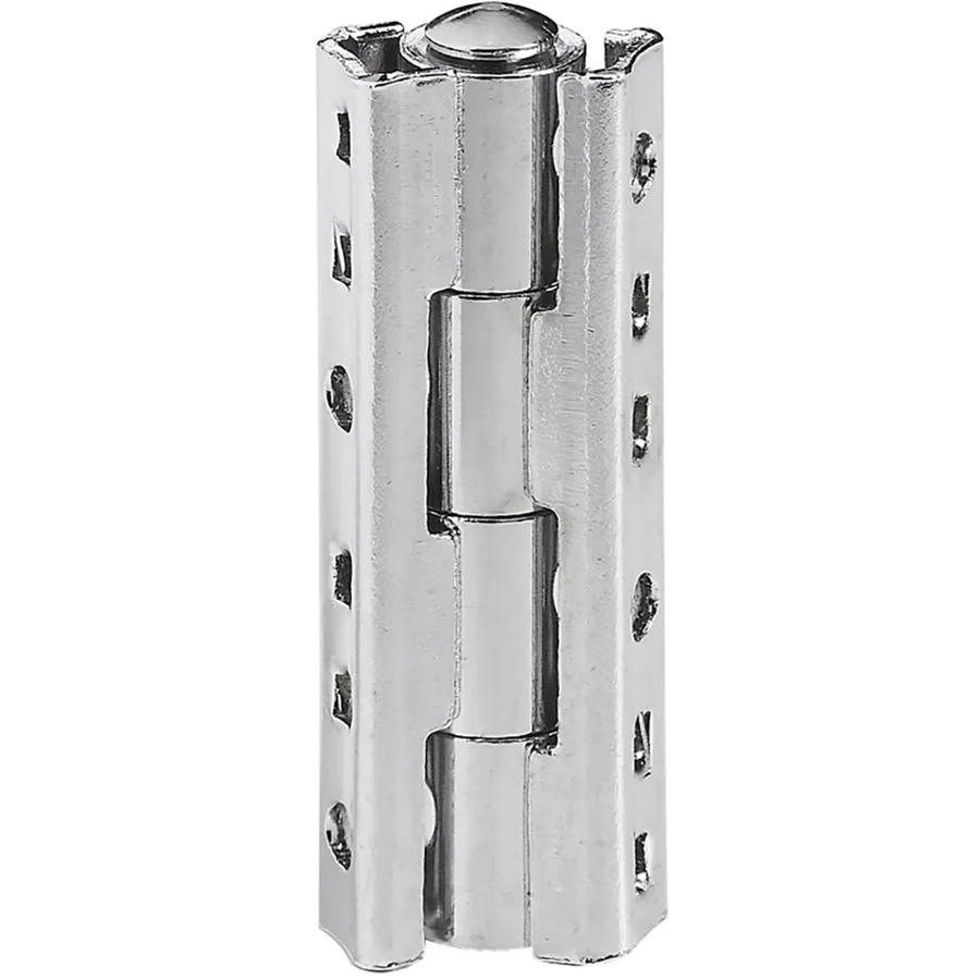 Hettich Möbelband Set aus Stahl, vernickelt, Farbe Silber, 2 Stück (Breite: 50 mm, Durchmesser: 10 mm) - Bild 2