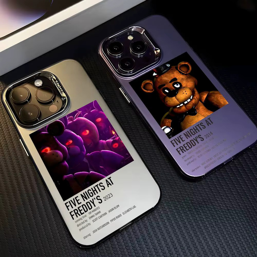 Five Nights At Freddy's Handyhülle für iPhone 17 16 15 14 13 12 Pro Max Plus mit buntem Farbverlauf und weicher TPU-Rückseite in Multicolour - Bild 3