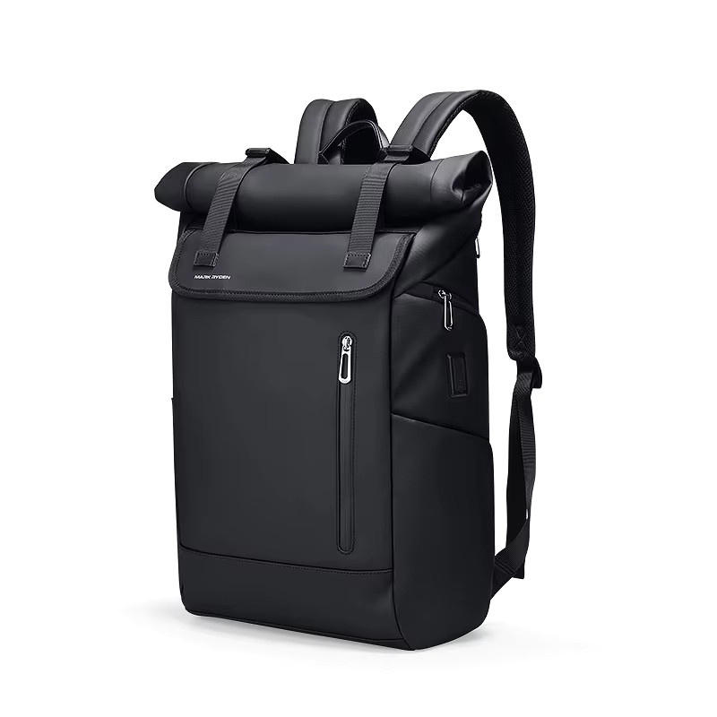 Mark Ryden Herren-Rucksack Schwarz mit USB-C Anschluss für 15,6-Zoll-Laptops und Oxford-Reisetasche - Bild 6