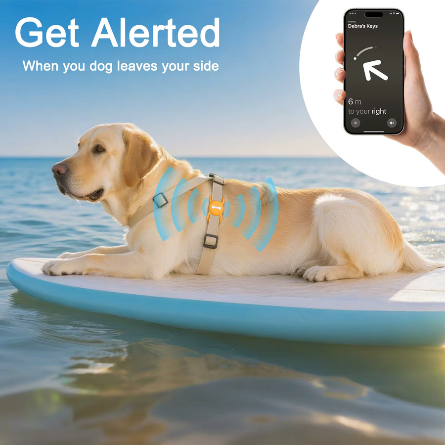 Silikon-Schutzhülle für Apple AirTag in Grün als Halsbandabdeckung für Haustiere wie Hund oder Katze - Bild 4