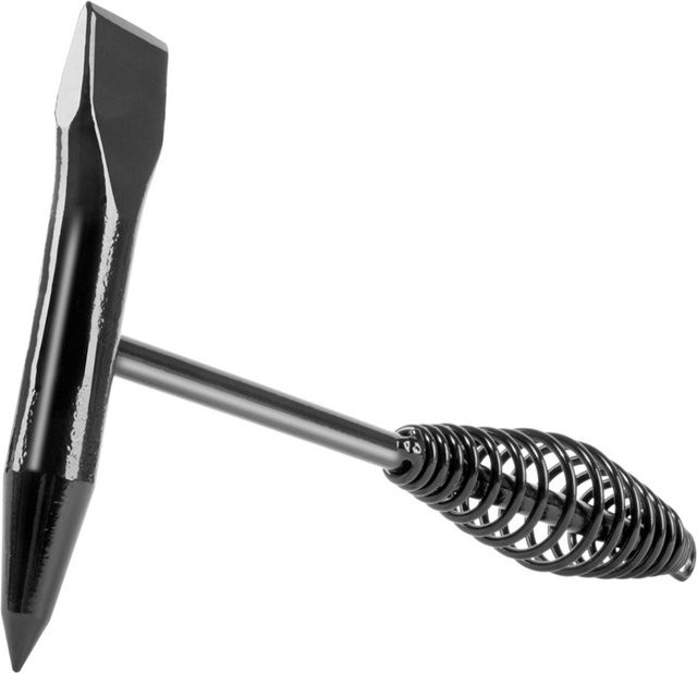STAHLWERK Schlackehammer aus Stahl in Schwarz mit vibrationshemmendem Griff, 300 g - Bild 1