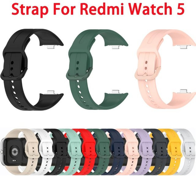Xiaomi Uhrenarmband Silikon, Schwarz, Redmi Watch 5 - Bild 1