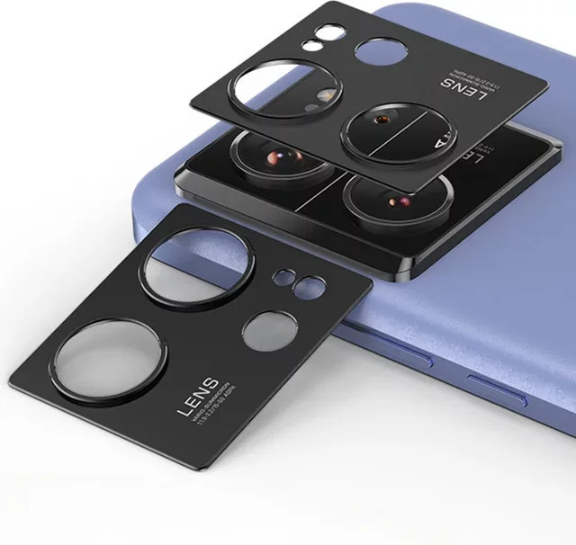 Xiaomi 13T Pro Kameralinsen-Schutz aus Aluminiumlegierung Metall-Ring und Schutzfolie - Bild 1
