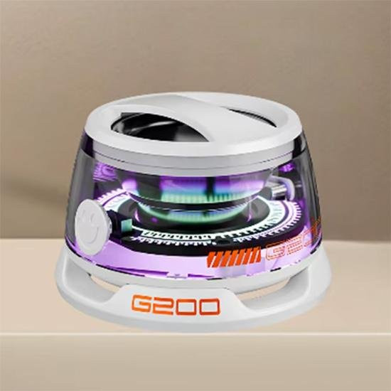 G200 Bluetooth 5.3 Mini-Lautsprecher mit RGB-Beleuchtung und Magnetfunktion, Tragbarer Multifunktions-Lautsprecher, Weiß - Bild 1