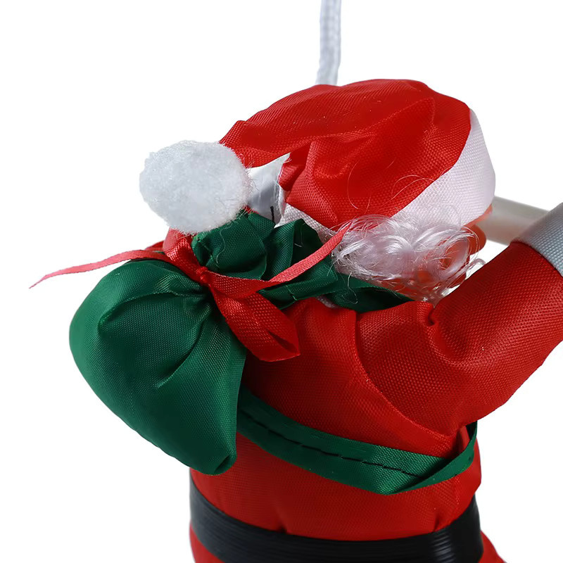 Beeinch Santa Claus Leiter Weihnachtsanhänger aus Textil in Mehrfarbig für Weihnachtsbaum und Partydekoration - Bild 4