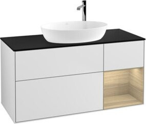 V&B Waschtischunterschrank Finion in Weiß lackiert, Breite: 120 cm, Tiefe: 50,1 cm, Höhe: 50,1 cm - Bild 1