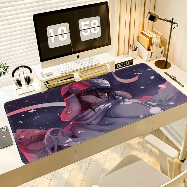 Rutschfestes Gaming Mauspad Rukia Kuchiki für PC und Laptop, Multicolour - Bild 1