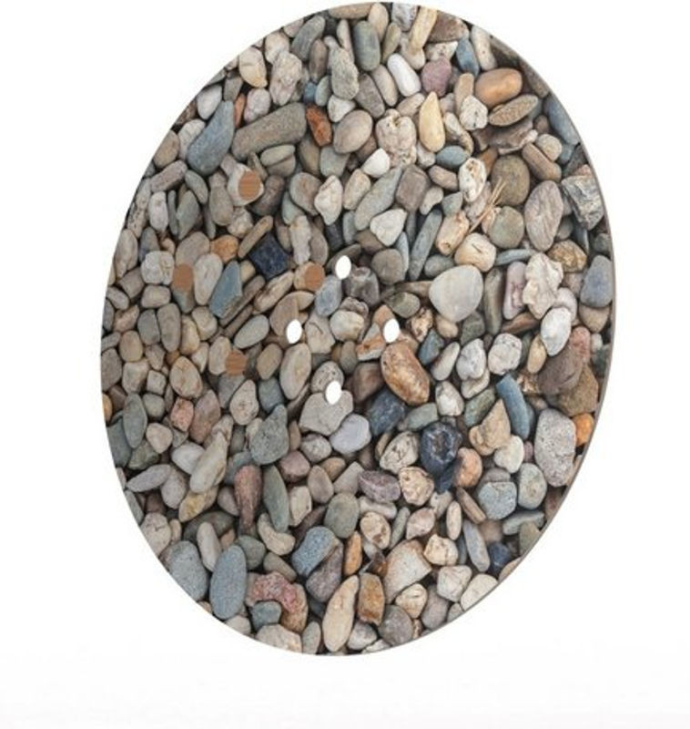 DOPPLER Dekorplatte aus Metall in Silber und Grau, B/H/T: 53 x 53 x 2 cm - Bild 1