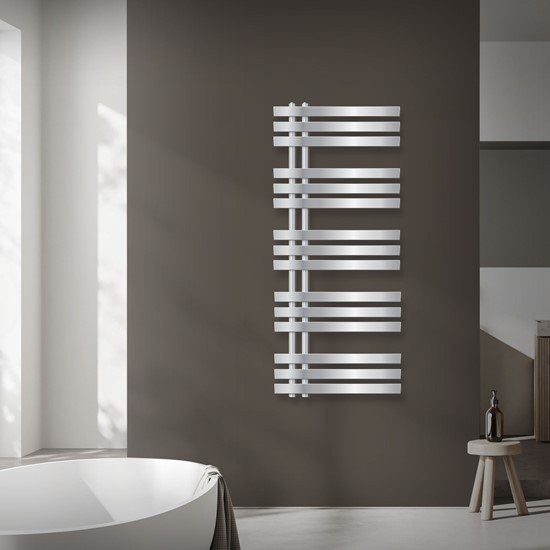 Design Badheizkörper Iron EM von LuxeBath in Chrom, H x B: 120 x 50 cm - Bild 1