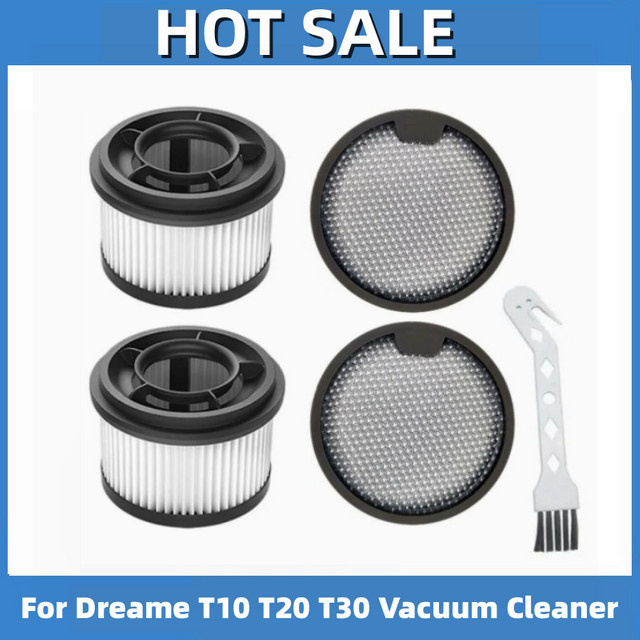 Dreame HEPA-Filter-Zubehör Ersatzset für Roboter-Staubsauger T10 T20 Pro T30 Neo in Weiß - Bild 1