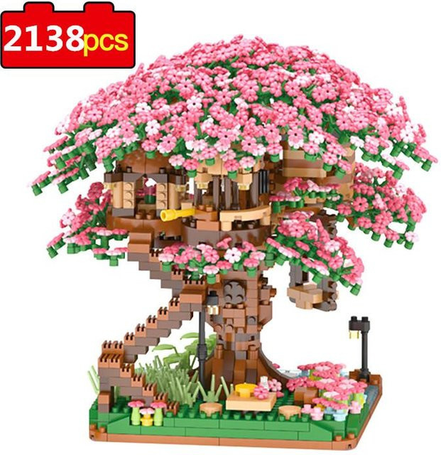 Bai Fen Bai Topfpflanzen Sukkulenten Kirschblüte Bausteine Spielzeug - Bild 1