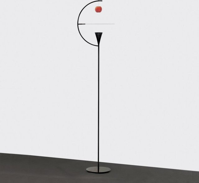 Nemo Lighting Newton LED-Stehleuchte in Schwarz mit dimmbarer warmweißer Beleuchtung (2700K) - Bild 1