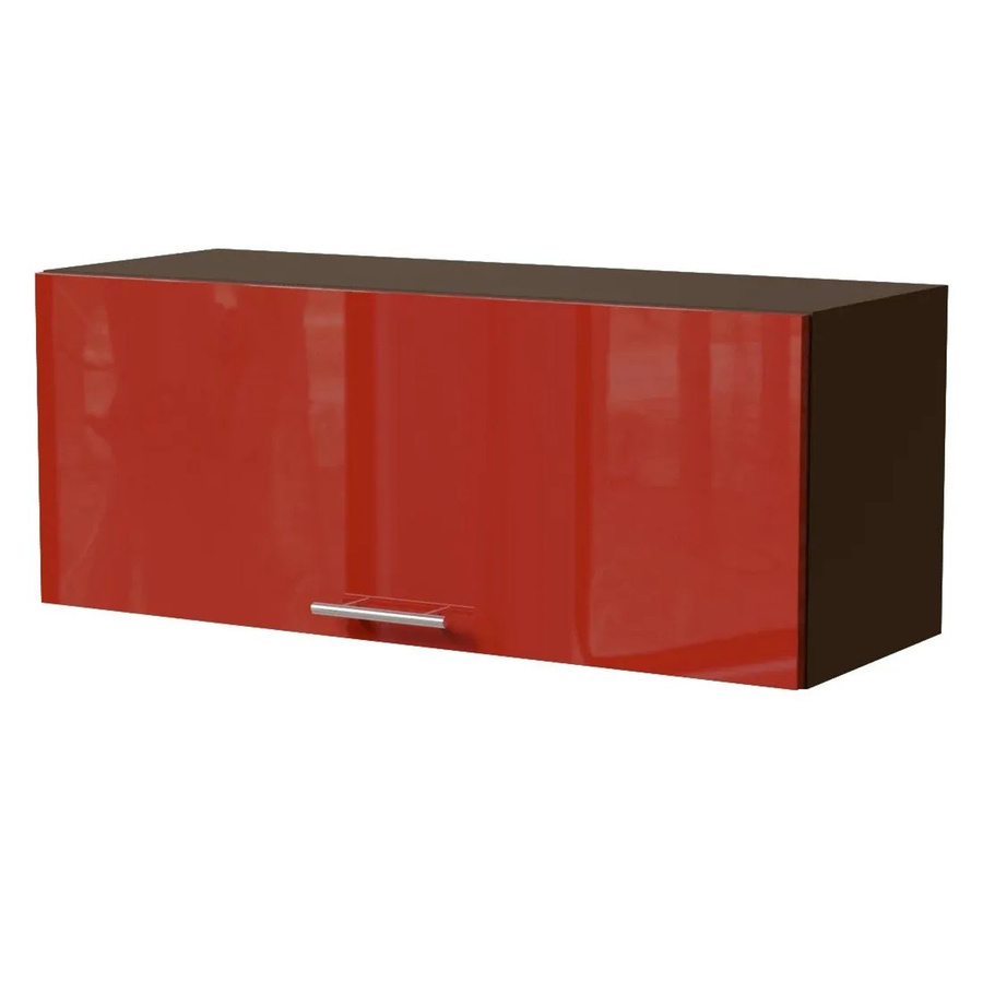 Feldmann-Wohnen Klapphängeschrank Brerra W4B/90 Lava in Karminrot Hochglanz mit Blum Aventos Klappenbeschlag, B/T/H: 90 x 32,5 x 36 cm - Bild 2