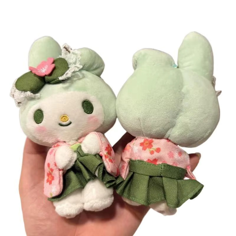 Sanrio Hello Kitty My Melody Plüschpuppe Schlüsselanhänger, 10cm - Bild 3