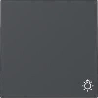 Gira Wippe Symbol Licht in Anthrazit und Grau aus Kunststoff mit IP20 Schutzart - Bild 1