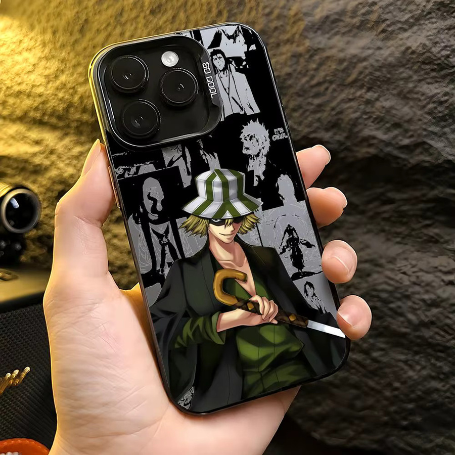 K-Kisuke Urahara Handyhülle Aurora TPU für iPhone 11 bis iPhone 17 Pro Max, stoßfeste und stylische Schutzhülle, Multicolor - Bild 3