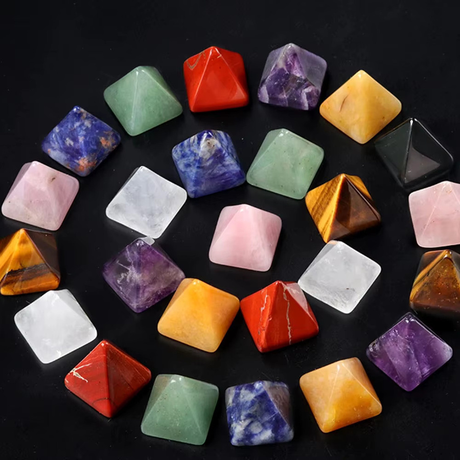 Kristall Pendel, Amethyst, Rosenquarz, Bunt, Unisex - Bild 3