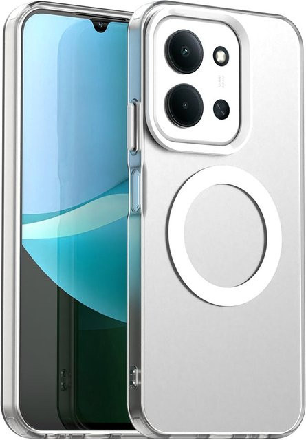 CandyCase Techsuit MagSafe-Hülle für Xiaomi Poco C85 4G, Redmi 15C 5G und Redmi 15C 4G in Weiß/Transparent - Bild 1