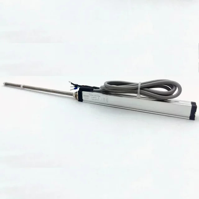 MSTBODEN Digitaler Linearer Wegsensor für Spritzgussmaschinen in Silber, Messbereich 175-300mm mit automatischer Rückstellung und Federung - Bild 1
