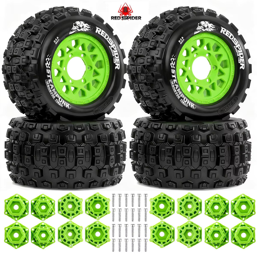 E-Star Hub Buggy Reifen, 128mm, Sechskantnabe, Upgrade Teile Kit - Bild 4
