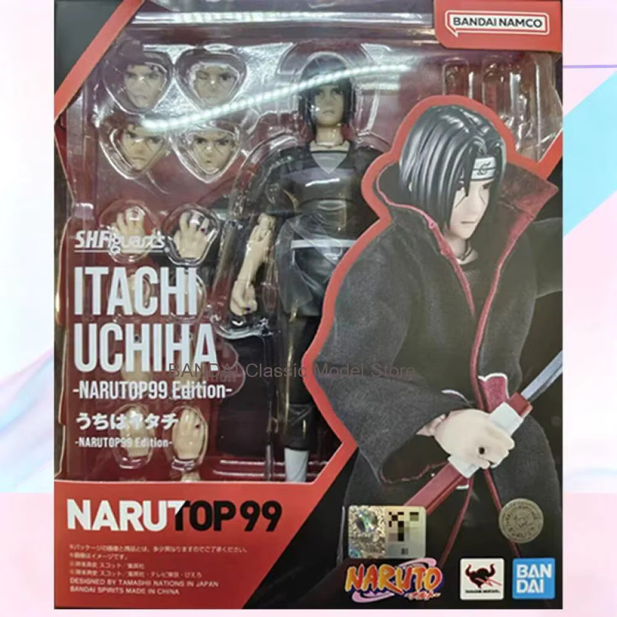 BANDAI Naruto S.H.Figuarts Itachi Uchiha Sasuke Uchiha Actionfigur - Bild 2