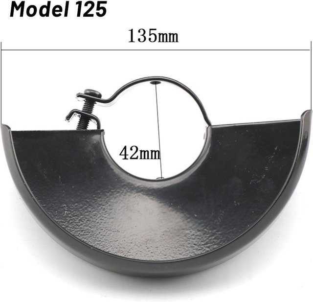 MaMa workplace Schutzabdeckung für Winkelschleifer Modell Type 125, Schwarz, Kunststoff - Bild 1