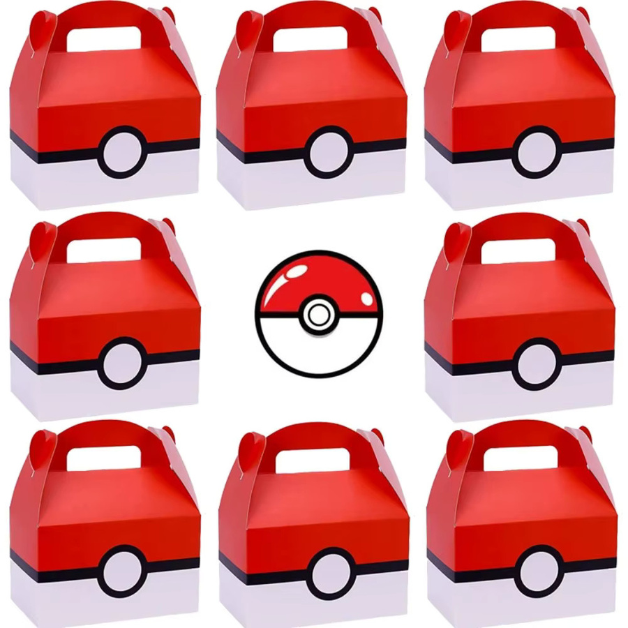 Pokémon Pikachu Geschenkboxen aus Papier für deine Geburtstagsparty und Kinderfeste - Bild 2