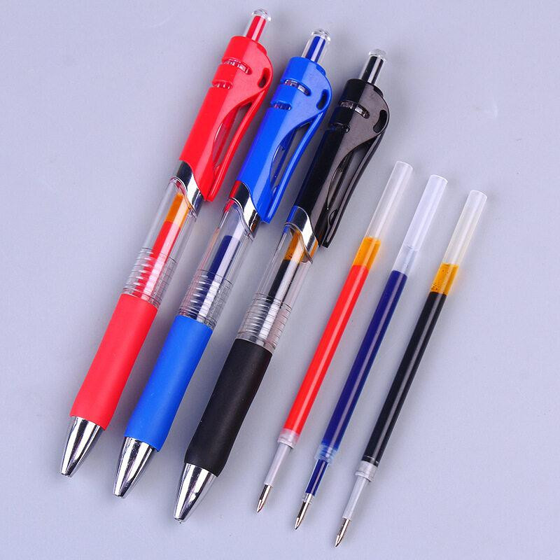 LEYIN 43er Set Gelstifte und Nachfüllset mit 0,5 mm Spitze in Schwarz, Rot und Blau - Bild 3