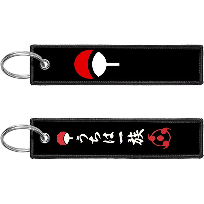 Schlüsselanhänger Japan Anime Uchiha Akatsuki Logo-Aufdruck, Herren - Bild 2