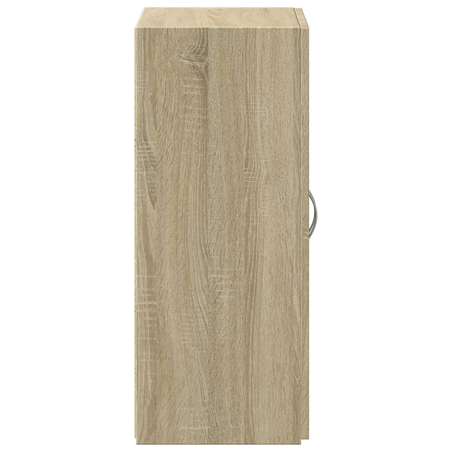 vidaXL Aktenschrank Sonoma-Eiche mit Schwenktüren, B/T/H: 60 x 32 x 77,5 cm - Bild 2