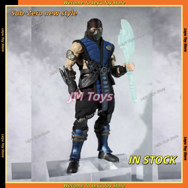 Bandai Mortal Kombat Sub-Zero Action Figur, Blau, Einzelfigur - Bild 1