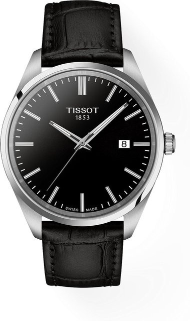 Tissot Armbanduhr PR 100, Quarz, Edelstahl, 40 mm, Herren, Schwarz - Bild 2