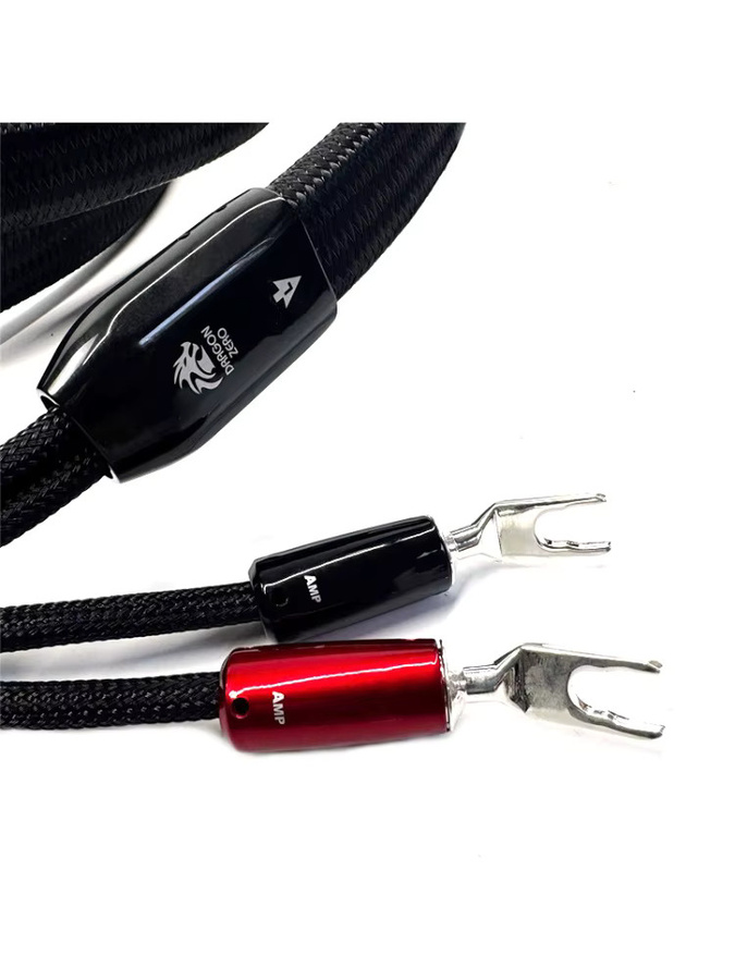 Xangsane Hi-End Dragon Lautsprecherkabel Zero Full-Range und Bass HiFi Audio Verstärkerkabel in Schwarz - Bild 6