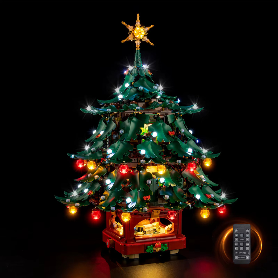 BlockGlow RGB LED-Beleuchtungsset in Multicolour passend für LEGO Family Weihnachtsbaum 41843 - Bild 2
