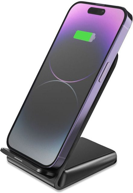 Tech-Protect S2 Wireless Ladegerät 15W Qi USB-C Schwarz - Bild 1