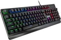 Inter-Tech NK-2000ME Mechanische Gaming-Tastatur in Schwarz mit Multicolour-Beleuchtung und QWERTZ-Layout - Bild 1