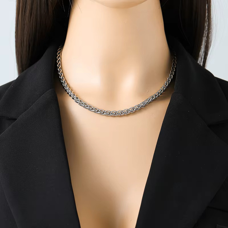 EILIECK Schmuck-Set Edelstahl, Silber, Damen - Bild 3