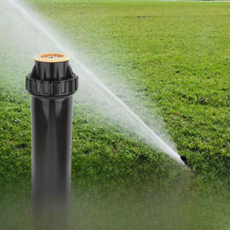 10 Stück UP-CLOUD Pop-up-Sprinkler für die Rasenbewässerung, verstellbar von 25 bis 360 Grad, 1/2 Zoll Gewinde, Schwarz - Bild 6